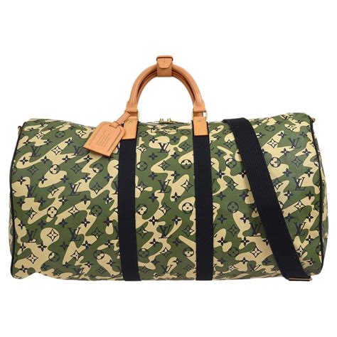 camo louis vuitton duffle bag|louis vuitton overnight bag.